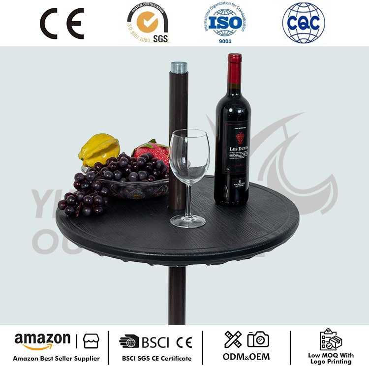 20'' Outdoor Adjustable Umbrella Table