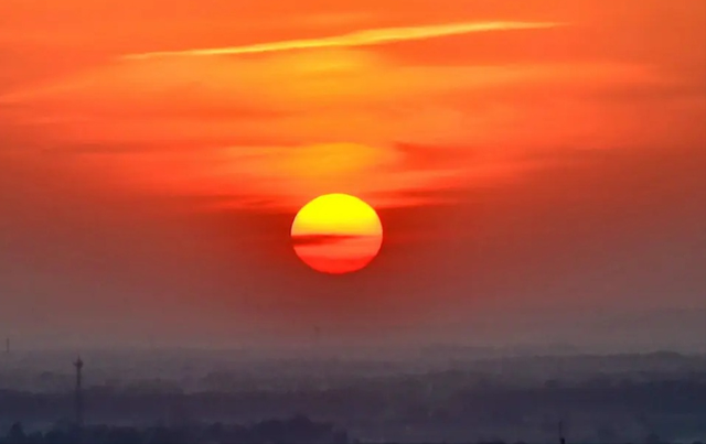 Rare!!! What is the cause of the red sky anomaly in Zhoushan?