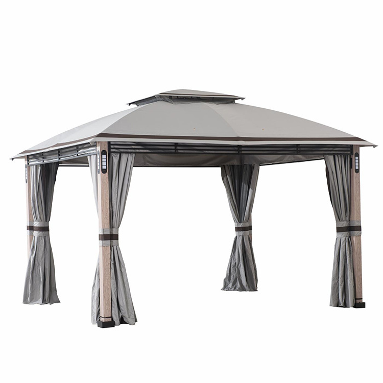 2 Tier Backyard Soft Top Gazebo