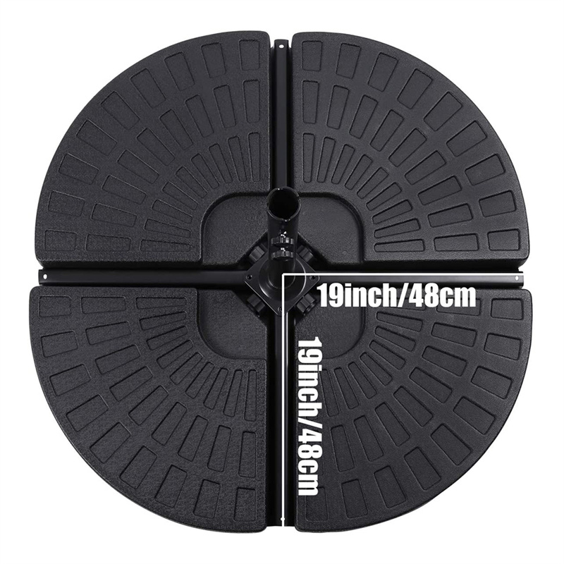 4PCS Fan Shaped Umbrella Base Stand