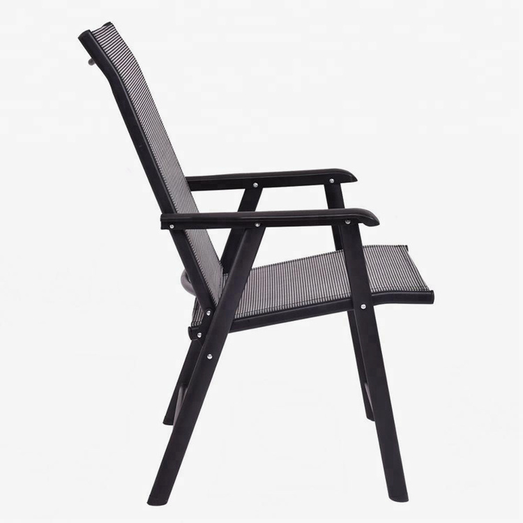 Patio Folding Deck with Armrest Dining Chairs