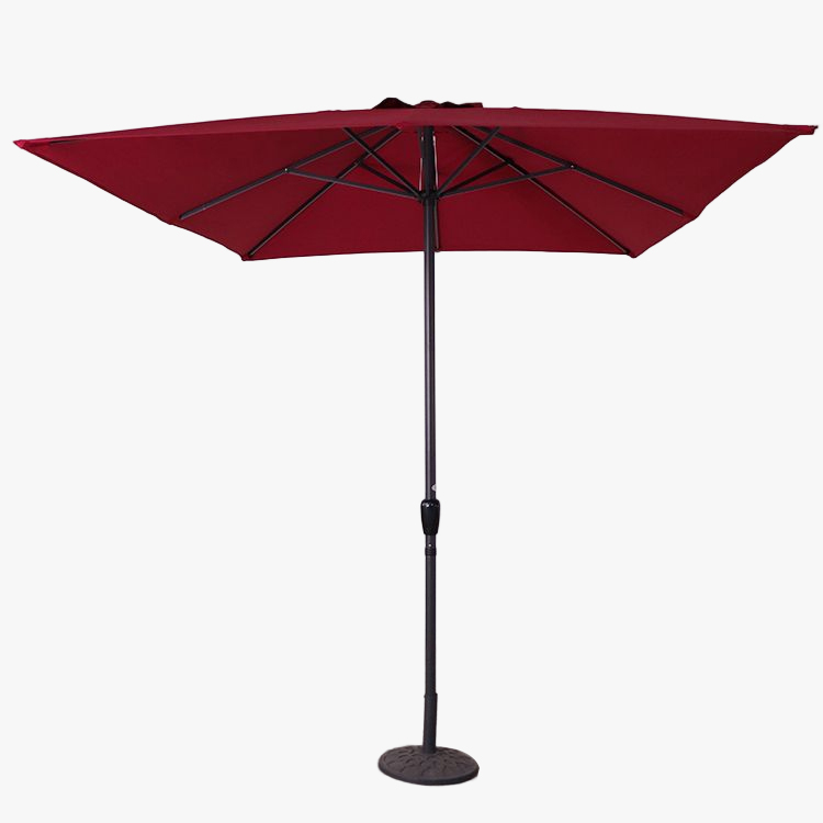 8 x 11ft Rectangular Patio Market Umbrella