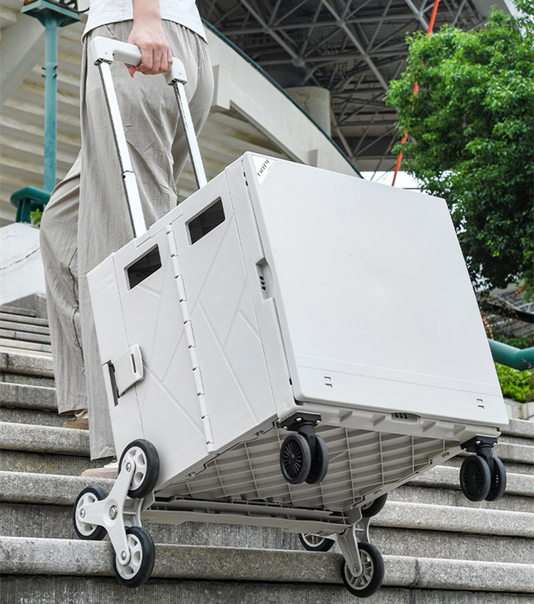 Portable Rolling Crate Handcart