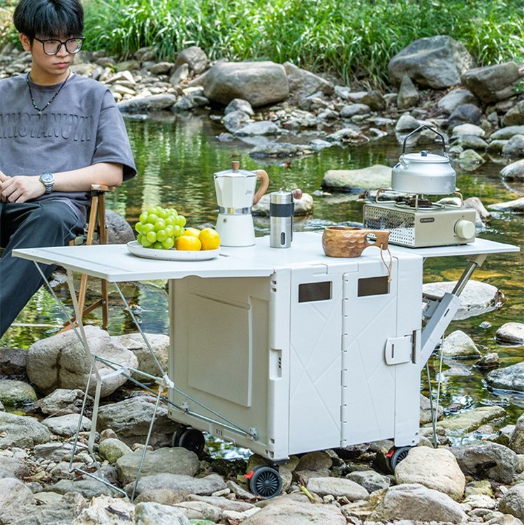 Portable Rolling Crate Handcart
