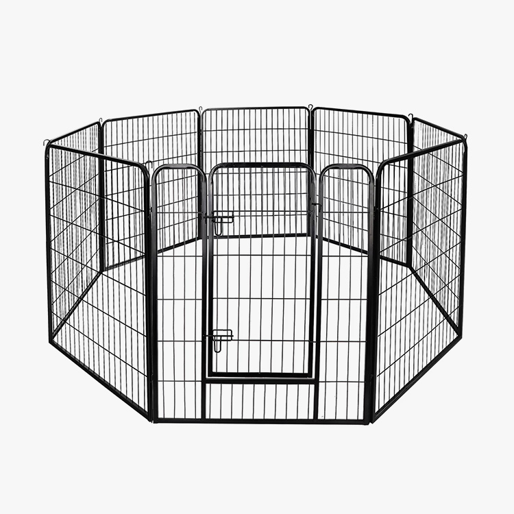 8 Panels Metal Barrier Kennel Fence