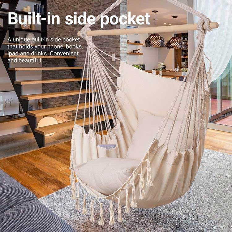 Hanging Cotton Hammock Chair