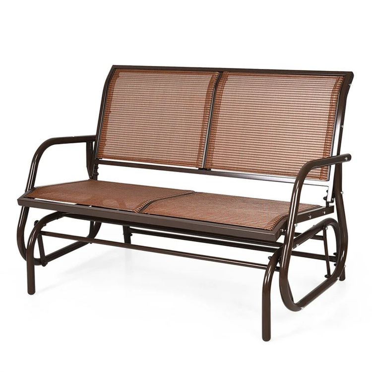 Outdoor Patio Bench Swing Glider Chair