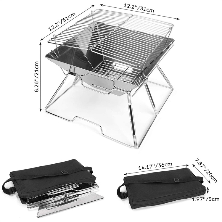 Portable Burning Charcoal Camping Grill