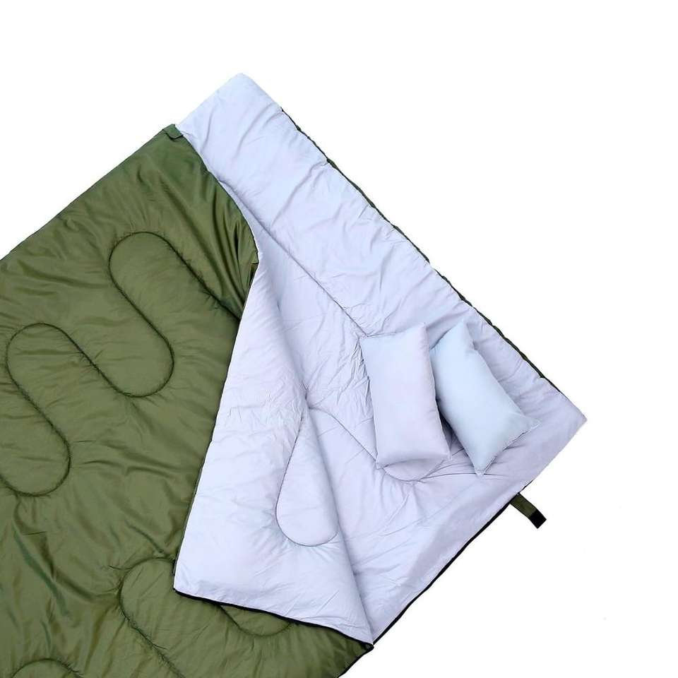 Double Sleeping Bag with Pillow