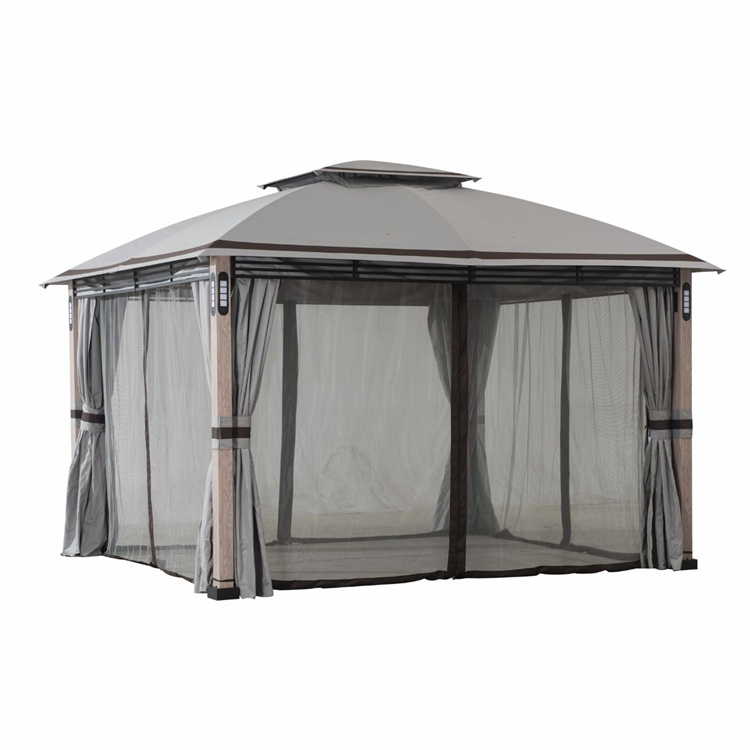 2 Tier Backyard Soft Top Gazebo