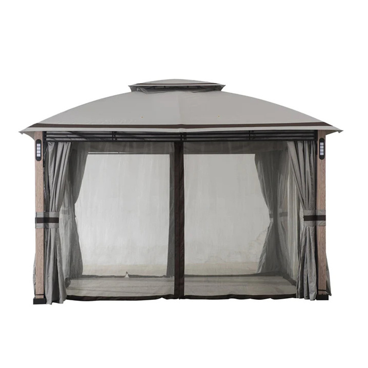 2 Tier Backyard Soft Top Gazebo