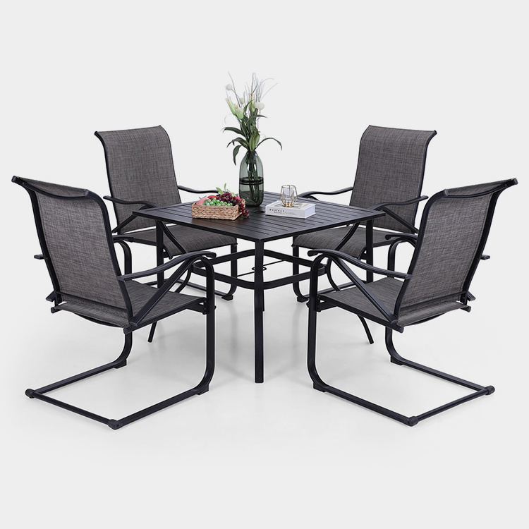 Outdoor 5-Pieces Patio Dining Set