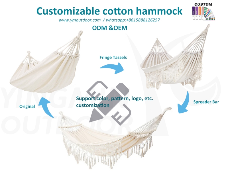 Are those customizable cotton hammocks?