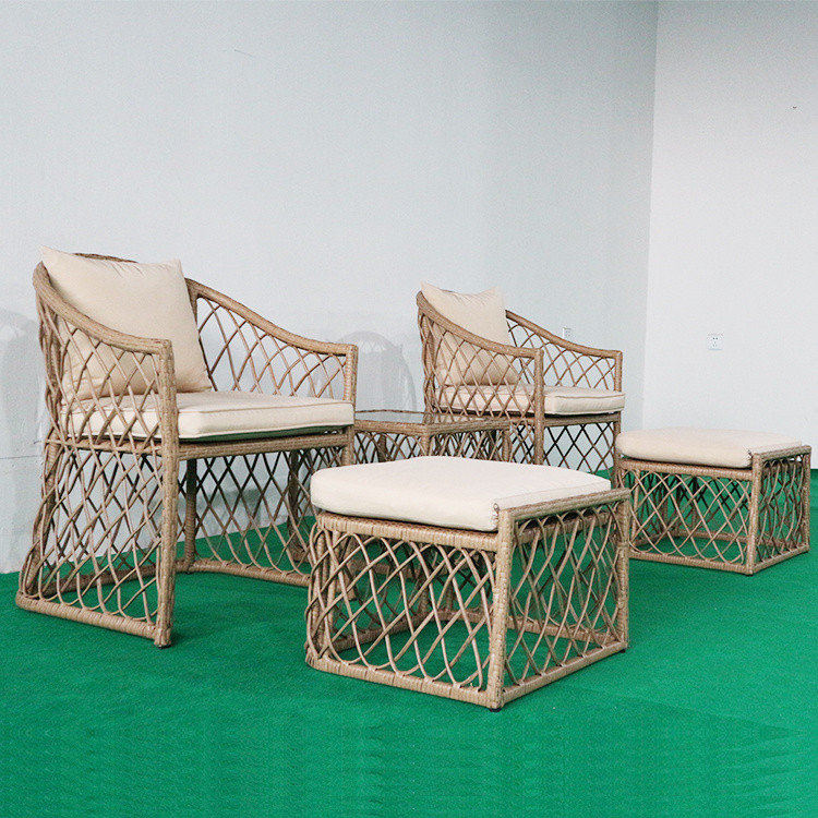 New PE Wicker Seating Group with Cushions