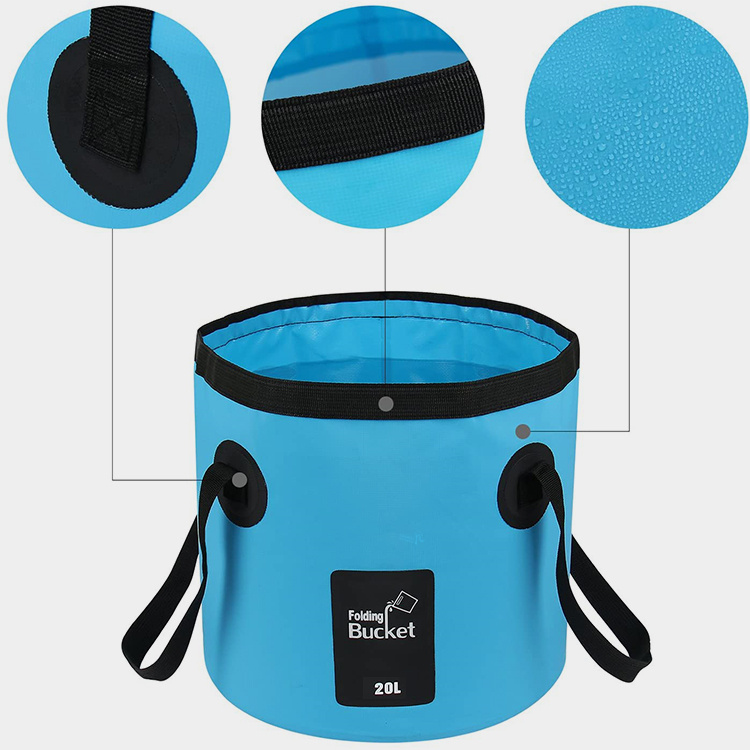 Foldable 20L Camping Bucket