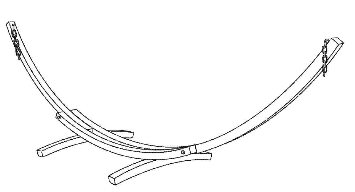 Wood Arc Hammock Stand Assembly Instructions