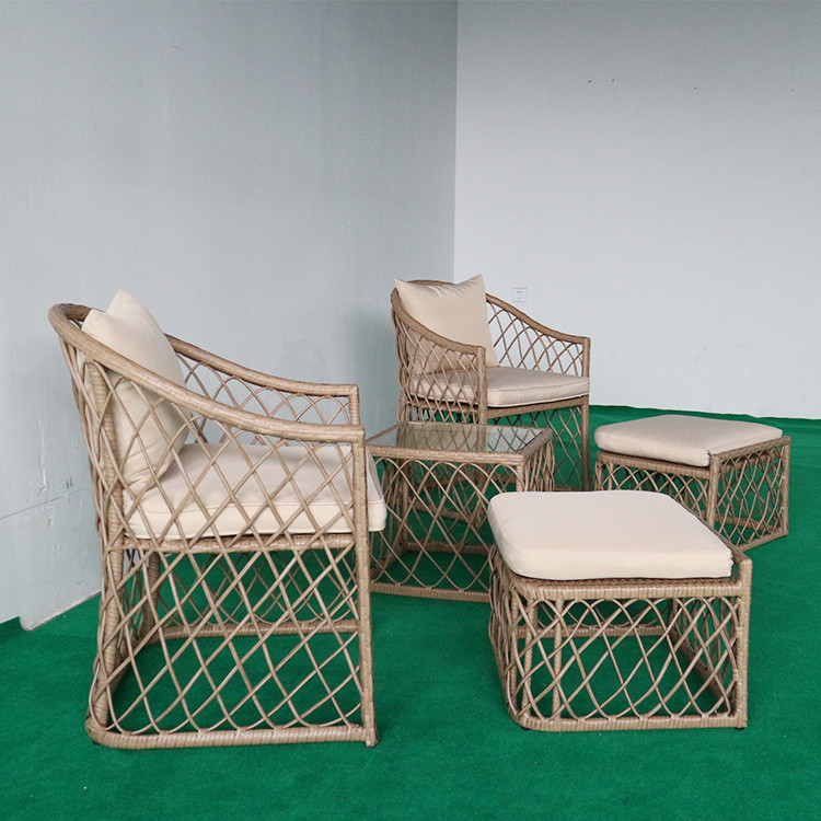 New PE Wicker Seating Group with Cushions