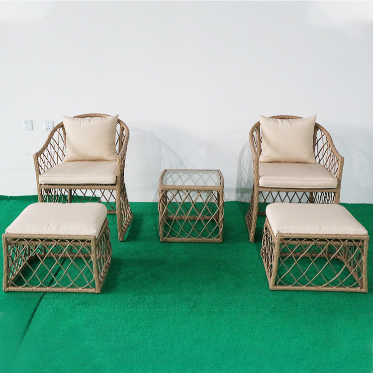 New PE Wicker Seating Group with Cushions