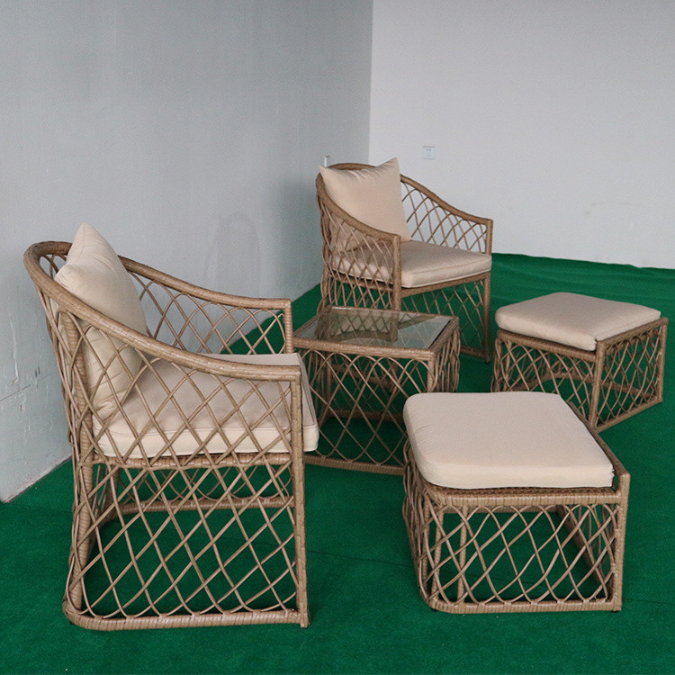 New PE Wicker Seating Group with Cushions